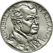 Italy 1000 Lira 50th Anniversary of the death of Pietro Mascagni 1995 R KM# 185 REPUBBLICA ITALIANA COLANERI coin obverse