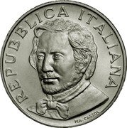 Italy 1000 Lira 200th Anniversary of the Birth of Gaetano Donizetti 1997 R KM# 200 REPUBBLICA ITALIANA MA. CASSOL coin obverse Italy 1000 Lira 200th Anniversary of the Birth of Gaetano Donizetti 1997 R KM# 200 REPUBBLICA ITALIANA MA. CASSOL coin obverse