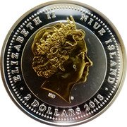 Niue 2 Dollars (Blessings of the Newborn) 2013 2 DOLLARS ELIZABETH II NIUE ISLAND IRB coin obverse