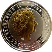 Niue 2 Dollars 30-th anniversary of the constitution of Kazakhstan 2013 Proof 2013 2 DOLLARS ELIZABETH II NIUE ISLAND coin obverse Niue 2 Dollars 30-th anniversary of the constitution of Kazakhstan 2013 Proof 2013 2 DOLLARS ELIZABETH II NIUE ISLAND coin obverse