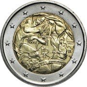 Italy 2 Euro 60th Anniversary of the Universal Declaration of Human Rights 2008 R KM# 301 2008 MCC RI R 60 DIRITTI UMANI coin obverse Italy 2 Euro 60th Anniversary of the Universal Declaration of Human Rights 2008 R KM# 301 2008 MCC RI R 60 DIRITTI UMANI coin obverse