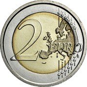 Italy 2 Euro 200th Anniversary of the birth of Louis Braille 2009 R KM# 310 2 EURO LL coin reverse