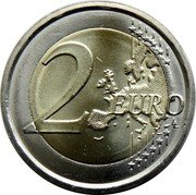 Italy 2 Euro 550th Anniversary of the Death of Donatello 2016 R KM# 393 2 EURO LL coin reverse