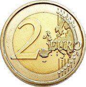 Italy 2 Euro St Mark's Basilica 2017 KM# 411 2 EURO LL coin reverse