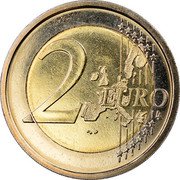 Italy 2 Euro Dante Alighieri 2007 R KM# 217 2 EURO LL coin reverse Italy 2 Euro Dante Alighieri 2007 R KM# 217 2 EURO LL coin reverse