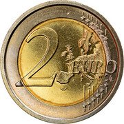 Italy 2 Euro Dante Alighieri 2011 R KM# 251 2 EURO LL coin reverse Italy 2 Euro Dante Alighieri 2011 R KM# 251 2 EURO LL coin reverse