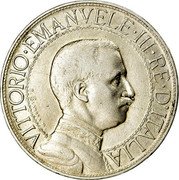 Italy 2 Lira Vittorio Emanuele III. Quadriga Briosa 1912 R KM# 46 VITTORIO EMANVELE III RE D'ITALIA D CALANDRA M coin obverse Italy 2 Lira Vittorio Emanuele III. Quadriga Briosa 1912 R KM# 46 VITTORIO EMANVELE III RE D'ITALIA D CALANDRA M coin obverse