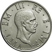 Italy 2 Lira Vittorio Emanuele III magnetic 1941 R Yr XIX KM# 78b VITT EM III RE E IMP G. ROMAGNOLI coin obverse Italy 2 Lira Vittorio Emanuele III magnetic 1941 R Yr XIX KM# 78b VITT EM III RE E IMP G. ROMAGNOLI coin obverse