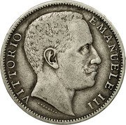 Italy 2 Lira Vittorio Emanuele III. Aquila Sabauda 1905 R KM# 33 VITTORIO EMANUELE III SPERANZA coin obverse Italy 2 Lira Vittorio Emanuele III. Aquila Sabauda 1905 R KM# 33 VITTORIO EMANUELE III SPERANZA coin obverse
