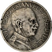 Italy 2 Lira Vittorio Emanuele III. Fasces 1927 R KM# 63 VITTORIO EMANVELE III RE D'ITALIA coin obverse Italy 2 Lira Vittorio Emanuele III. Fasces 1927 R KM# 63 VITTORIO EMANVELE III RE D'ITALIA coin obverse