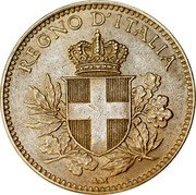 Italy 20 Centesimi Vittorio Emanuele III 1920 R KM# 58 REGNO D'ITALIA A.M. coin obverse Italy 20 Centesimi Vittorio Emanuele III 1920 R KM# 58 REGNO D'ITALIA A.M. coin obverse