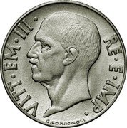 Italy 20 Centesimi Vittorio Emanuele III. Non-magnetic. Reeded Edge 1939 R Yr XVIII KM# 75d VITT EM III RE E IMP G.ROMAGNOLI coin obverse Italy 20 Centesimi Vittorio Emanuele III. Non-magnetic. Reeded Edge 1939 R Yr XVIII KM# 75d VITT EM III RE E IMP G.ROMAGNOLI coin obverse