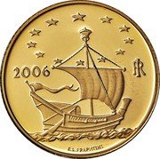 Italy 20 Euro Arts of Europe. Einstein Tower. Germany 2006 R Proof KM# 288 2006 RI E. L. FRAPICCINI coin obverse