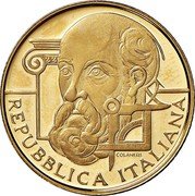 Italy 20 Euro Andrea Palladio 2008 R Proof KM# 307 REPUBBLICA ITALIANA COLANERI coin obverse Italy 20 Euro Andrea Palladio 2008 R Proof KM# 307 REPUBBLICA ITALIANA COLANERI coin obverse