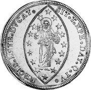 Italy 20 Zecchino Alvise Mocenigo IV ND KM# 678.2 SIT T XPE DAT Q TV REGIS ISTE DVCAT. coin reverse Italy 20 Zecchino Alvise Mocenigo IV ND KM# 678.2 SIT T XPE DAT Q TV REGIS ISTE DVCAT. coin reverse