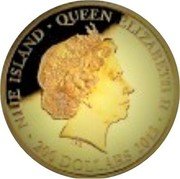 Niue 200 Dollars (Sachin Tendulkar. 200th Test Match) QUEEN ELIZABETH II NIUE ISLAND 200 DOLLARS 2013 IRB coin obverse