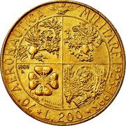 Italy 200 Lira 70th Anniversary of Military Aviation 1993 R KM# 155 70 AERONAUTICA | MILITARE 1923-1993 L. 200 1993 R ZANELLI INV. GROSSI INC. coin reverse Italy 200 Lira 70th Anniversary of Military Aviation 1993 R KM# 155 70 AERONAUTICA | MILITARE 1923-1993 L. 200 1993 R ZANELLI INV. GROSSI INC. coin reverse