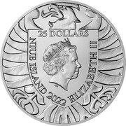 Niue 25 Dollars (Czech Lion) 25 DOLLARS IRB NIUE ISLAND 2022 ELIZABETH II CM coin obverse Niue 25 Dollars (Czech Lion) 25 DOLLARS IRB NIUE ISLAND 2022 ELIZABETH II CM coin obverse