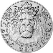 Niue 25 Dollars (Czech Lion) 10 OZ AG 999 ČESKÁ REPUBLIKA coin reverse Niue 25 Dollars (Czech Lion) 10 OZ AG 999 ČESKÁ REPUBLIKA coin reverse