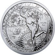 Niue 25 Dollars Fortuna Redux 2014 mw Proof NIUE ISLAND 2014 ELIZABETH II 25 DOLLARS AG 999 coin obverse Niue 25 Dollars Fortuna Redux 2014 mw Proof NIUE ISLAND 2014 ELIZABETH II 25 DOLLARS AG 999 coin obverse