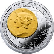 Niue 25 Dollars Fortuna Redux 2014 mw Proof MERCURY coin reverse Niue 25 Dollars Fortuna Redux 2014 mw Proof MERCURY coin reverse