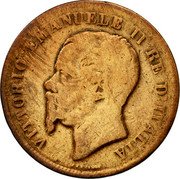 Italy 5 Centesimi Vittorio Emanuele II 1861 N KM# 3.3 VITTORIO EMANUELE II RE D'ITALIA FERRARIS coin obverse Italy 5 Centesimi Vittorio Emanuele II 1861 N KM# 3.3 VITTORIO EMANUELE II RE D'ITALIA FERRARIS coin obverse