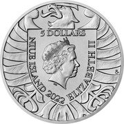 Niue 5 Dollars (Czech Lion) 5 DOLLARS IRB NIUE ISLAND 2022 ELIZABETH II CM coin obverse Niue 5 Dollars (Czech Lion) 5 DOLLARS IRB NIUE ISLAND 2022 ELIZABETH II CM coin obverse