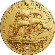 Niue Five Dollars Nuestra Senora de Atocha 2022  Antiqued NUESTRA SEÑORA DE ATOCHA 1622 coin reverse Niue Five Dollars Nuestra Senora de Atocha 2022  Antiqued NUESTRA SEÑORA DE ATOCHA 1622 coin reverse