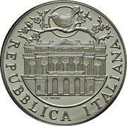 Italy 5 Euro 100th Presentation Opera Madame Butterfly 2004 R KM# 239 REPUBBLICA ITALIANA L. DE SIMONI coin obverse Italy 5 Euro 100th Presentation Opera Madame Butterfly 2004 R KM# 239 REPUBBLICA ITALIANA L. DE SIMONI coin obverse