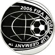 Italy 5 Euro 18th World Cup Football 2006 Germany 2004 R Proof KM# 238 2006 FIFA WORLD CUP GERMANY™ MAURI coin reverse Italy 5 Euro 18th World Cup Football 2006 Germany 2004 R Proof KM# 238 2006 FIFA WORLD CUP GERMANY™ MAURI coin reverse