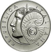 Italy 5 Euro Confindustria 100th Anniversary 2010 R KM# 330 REPUBBLICA ITALIANA L. DE SIMONI coin obverse Italy 5 Euro Confindustria 100th Anniversary 2010 R KM# 330 REPUBBLICA ITALIANA L. DE SIMONI coin obverse