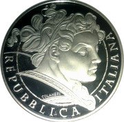 Italy 5 Euro 500th Anniversary - Sistine Chapel 2012 KM# 359 REPUBBLICA ITALIANA coin obverse Italy 5 Euro 500th Anniversary - Sistine Chapel 2012 KM# 359 REPUBBLICA ITALIANA coin obverse