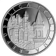 Italy 5 Euro Perugia. Umbria 2015 R Proof KM# 386 REPUBBLICA ITALIANA U. PERNAZZA coin obverse Italy 5 Euro Perugia. Umbria 2015 R Proof KM# 386 REPUBBLICA ITALIANA U. PERNAZZA coin obverse