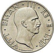 Italy 50 Centesimi Victor Emmanuel III 1936 R Yr XIV KM# 76 VITT EMAN III RE E IMP G.ROMAGNOLI coin obverse Italy 50 Centesimi Victor Emmanuel III 1936 R Yr XIV KM# 76 VITT EMAN III RE E IMP G.ROMAGNOLI coin obverse