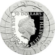 Niue 50 Dollars (Elizabeth II Czech Lion) 50 DOLLARS IRB NIUE ISLAND 2022 ELIZABETH II CM coin obverse