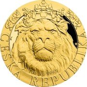 Niue 50 Dollars (Elizabeth II - Czech Lion) 5 1OZ AU 999.9 ČESKÁ REPUBLIKA coin reverse Niue 50 Dollars (Elizabeth II - Czech Lion) 5 1OZ AU 999.9 ČESKÁ REPUBLIKA coin reverse