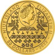 Niue 50 Dollars Golden Eagle 2022 CM Bullion NIUE ISLAND ELIZABETH II IRB 50 DOLLARS 2022 coin obverse Niue 50 Dollars Golden Eagle 2022 CM Bullion NIUE ISLAND ELIZABETH II IRB 50 DOLLARS 2022 coin obverse