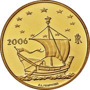 Italy 50 Euro Art in Europe. Equastrianism, Greece 2006 R Proof KM# 289 2006 RI E. L. FRAPICCINI coin obverse Italy 50 Euro Art in Europe. Equastrianism, Greece 2006 R Proof KM# 289 2006 RI E. L. FRAPICCINI coin obverse