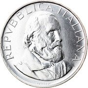 Italy 500 Lira 100th Anniversary of Death of Giuseppe Garibaldi 1982-R KM# 112 REPVBBLICA ITALIANA SOCCORSI coin obverse Italy 500 Lira 100th Anniversary of Death of Giuseppe Garibaldi 1982-R KM# 112 REPVBBLICA ITALIANA SOCCORSI coin obverse