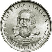 Italy 500 Lira Galileo Galilei 1982 R KM# 113 REPUBBLICA ITALIANA GALILEO GALILEI LINCEO coin obverse Italy 500 Lira Galileo Galilei 1982 R KM# 113 REPUBBLICA ITALIANA GALILEO GALILEI LINCEO coin obverse