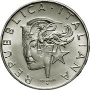 Italy 500 Lira XXIV Summer Olympic Games 1988 Seoul 1988 R KM# 125 REPUBBLICA ITALIANA COLANERI coin obverse