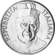 Italy 500 Lira San Giovanni Bosco 1988 R KM# 144 REPUBBLICA ITALIANA coin obverse