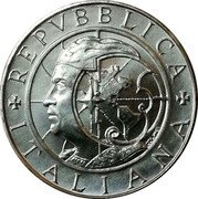 Italy 500 Lira Christophe Colomb 1990 R KM# 140 REPVBBLICA ITALIANA COLANERI coin obverse Italy 500 Lira Christophe Colomb 1990 R KM# 140 REPVBBLICA ITALIANA COLANERI coin obverse