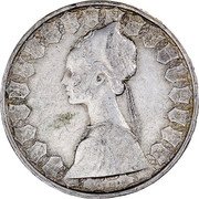 Italy 500 Lira Columbus' Ships 1965 R KM# 98 REPVBBLICA ITALIANA VEROI L. 500 R coin obverse Italy 500 Lira Columbus' Ships 1965 R KM# 98 REPVBBLICA ITALIANA VEROI L. 500 R coin obverse