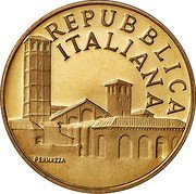 Italy 50000 Lira 1600th Anniversary of the Death of St. Ambrose 1997 R Proof KM# 191 REPUBBLICA ITALIANA U. PERNAZZA coin obverse Italy 50000 Lira 1600th Anniversary of the Death of St. Ambrose 1997 R Proof KM# 191 REPUBBLICA ITALIANA U. PERNAZZA coin obverse