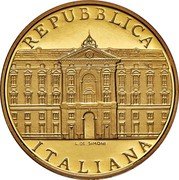 Italy 50000 Lira 250th Anniversary of the Reggia di Caserta 2001 R Proof KM# 234 REPUBBLICA ITALIANA L. DE SIMONI coin obverse Italy 50000 Lira 250th Anniversary of the Reggia di Caserta 2001 R Proof KM# 234 REPUBBLICA ITALIANA L. DE SIMONI coin obverse