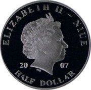 Niue Half Dollar (Pope John Paul II in Uruguay, Bolivia, Peru, Paraguay) ELIZABETH II - NIUE 20 07 IRB HALF DOLLAR coin obverse Niue Half Dollar (Pope John Paul II in Uruguay, Bolivia, Peru, Paraguay) ELIZABETH II - NIUE 20 07 IRB HALF DOLLAR coin obverse