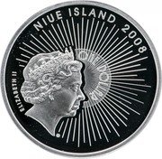 Niue One Dollar (Airport) NIUE ISLAND 2008 ONE DOLLAR ELIZABETH II coin obverse Niue One Dollar (Airport) NIUE ISLAND 2008 ONE DOLLAR ELIZABETH II coin obverse