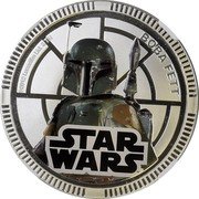 Niue One Dollar (Boba Fett) ©2012 LUCASFILM LTD. & TM BOBA FETT TM STAR WARS TM coin reverse Niue One Dollar (Boba Fett) ©2012 LUCASFILM LTD. & TM BOBA FETT TM STAR WARS TM coin reverse
