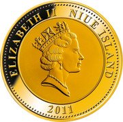 Niue One Dollar (Princess Diana. We Will Always Remember) ELIZABETH II NIUE ISLAND 2011 coin obverse Niue One Dollar (Princess Diana. We Will Always Remember) ELIZABETH II NIUE ISLAND 2011 coin obverse